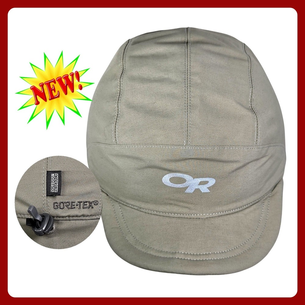 Outdoor Research Yukon Gore-Tex Cap Size M Khaki NWOT